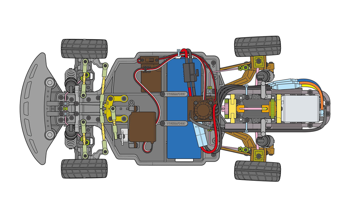Tamiya RC 1/10 Porsche 934 (1976) "Vaillant-Kremer" 50th Anniversary - 47524