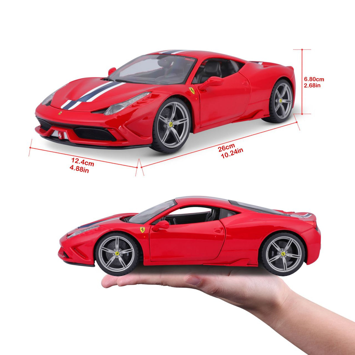 Ferrari R&P 458 Speciale 1/18 rot - RCXX - RC Racing Shop | RC Models | Tuning & Spare Parts for Professionals
