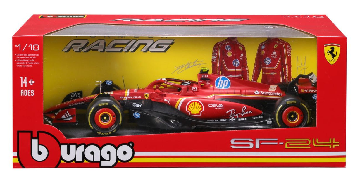 Ferrari F1 SF-24 1/18 Sainz 2024 - RCXX - RC Racing Shop | RC Models | Tuning & Spare Parts for Professionals