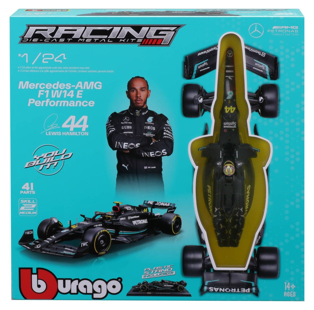 Mercedes-AMG F1 W14 E Perf. 1/24 Kit Hamilton 2023 - RCXX - RC Racing Shop | RC Models | Tuning & Spare Parts for Professionals