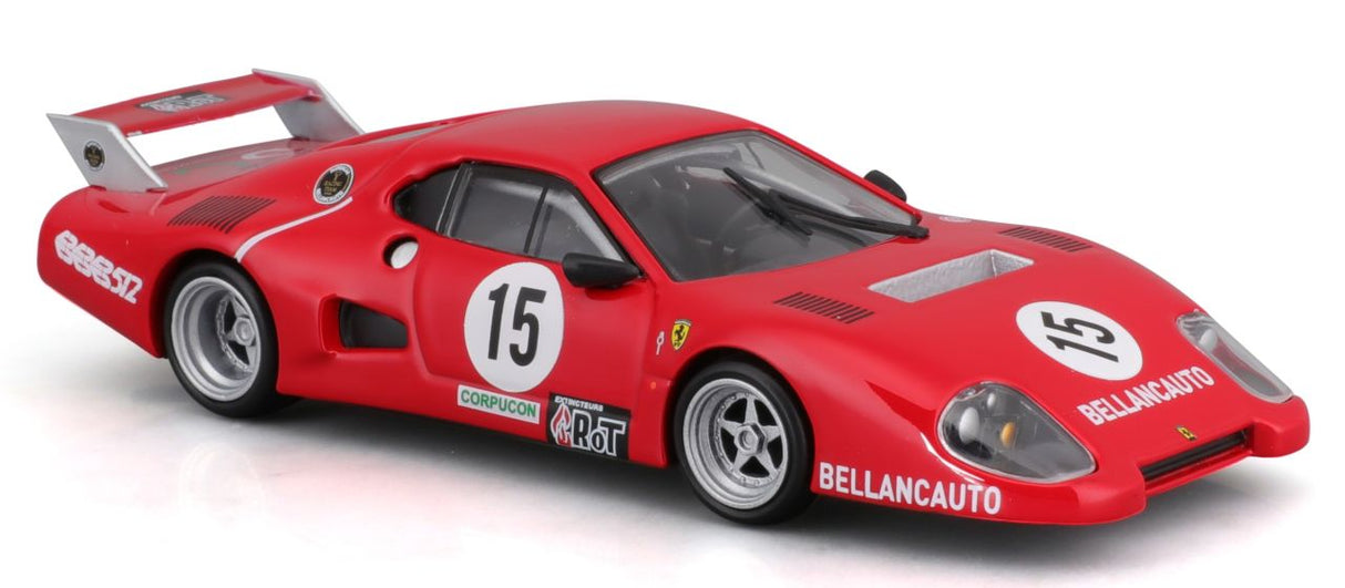 Ferrari Racing 512 BB II Serie 1981 1/43 rot - RCXX - RC Racing Shop | RC Models | Tuning & Spare Parts for Professionals