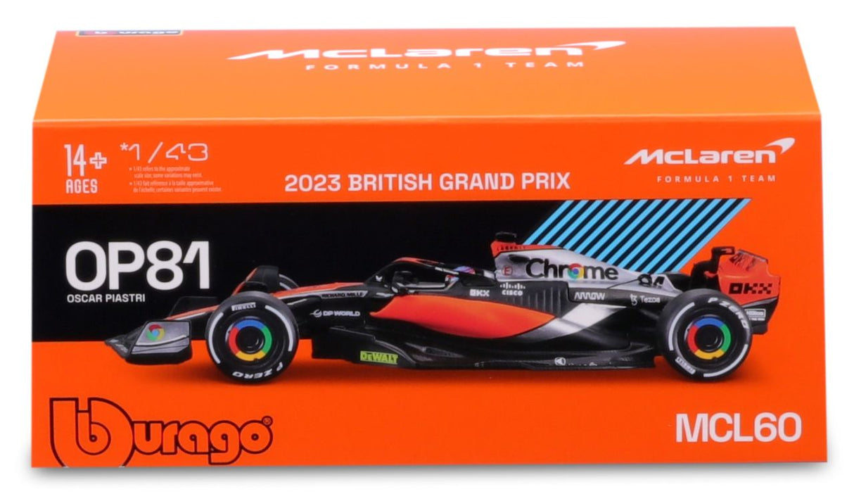 McLaren F1 Team MCL60 1/43 Piastri 2023 - RCXX - RC Racing Shop | RC Models | Tuning & Spare Parts for Professionals