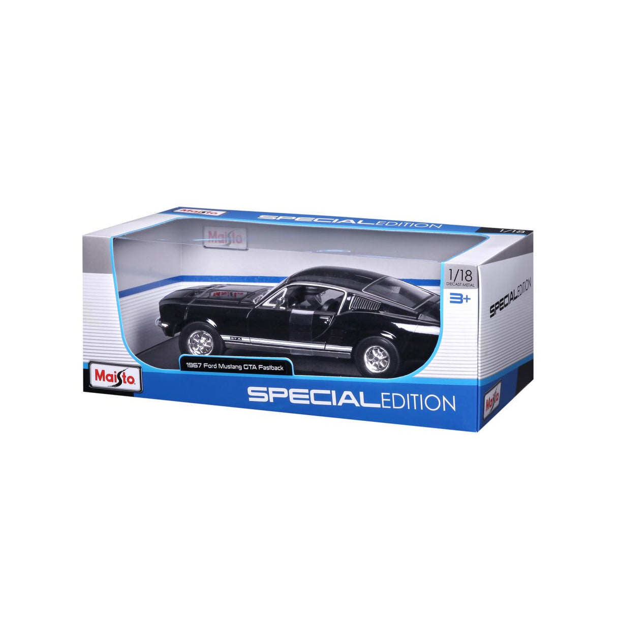 Ford Mustang 1967 1/18 schwarz - RCXX - RC Racing Shop | RC Models | Tuning & Spare Parts for Professionals