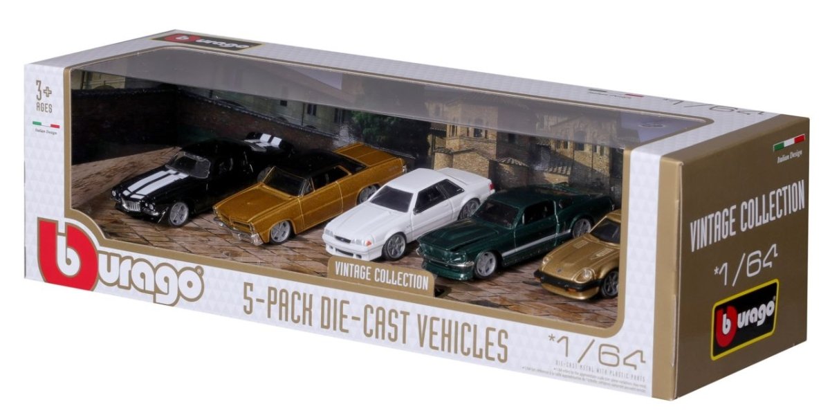 5er Pack 1/64 assortiert - Bburago - HOBBYSPECTER – RC Modelle, Tuning & Zubehör