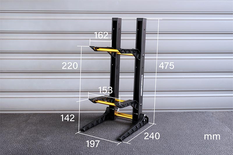 RC Car Display Rack (fuer 2 Modelle) 200x240x475mm