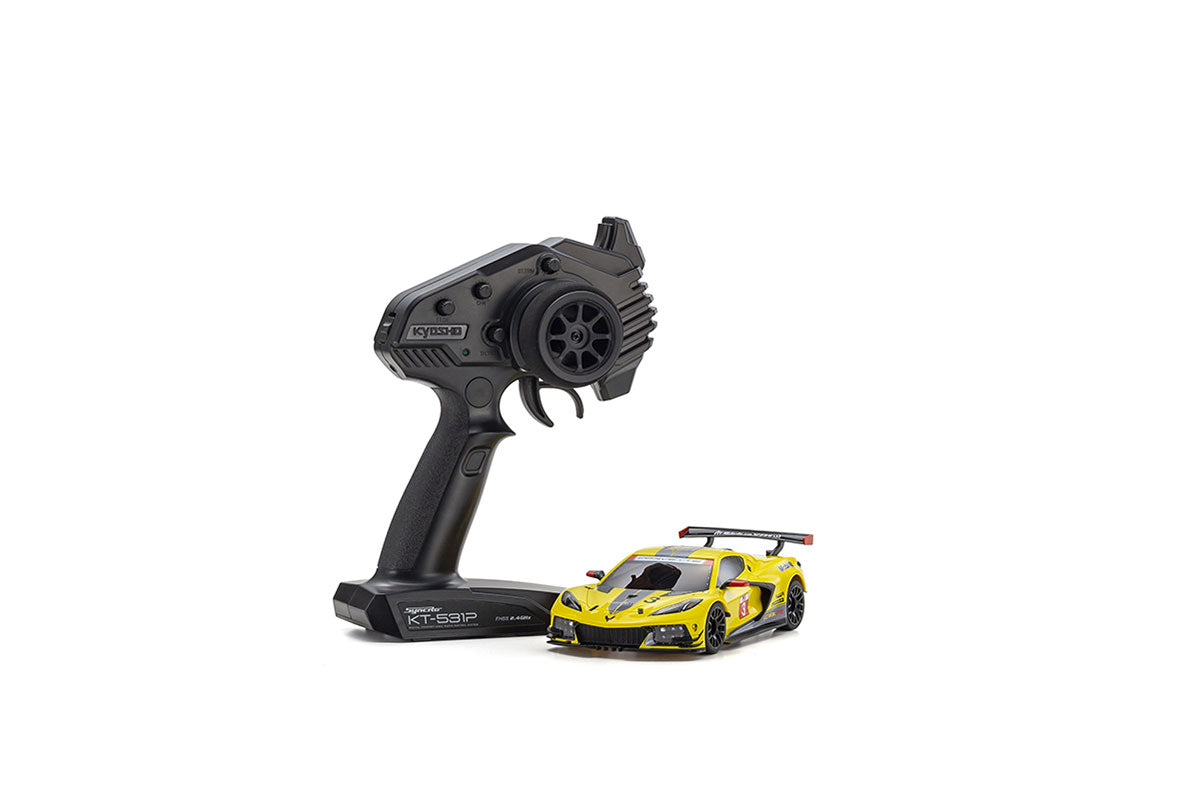 Kyosho Mini-Z MR03 RWD Chevrolet Corvette C8-R Yellow (W-MM/KT531P)