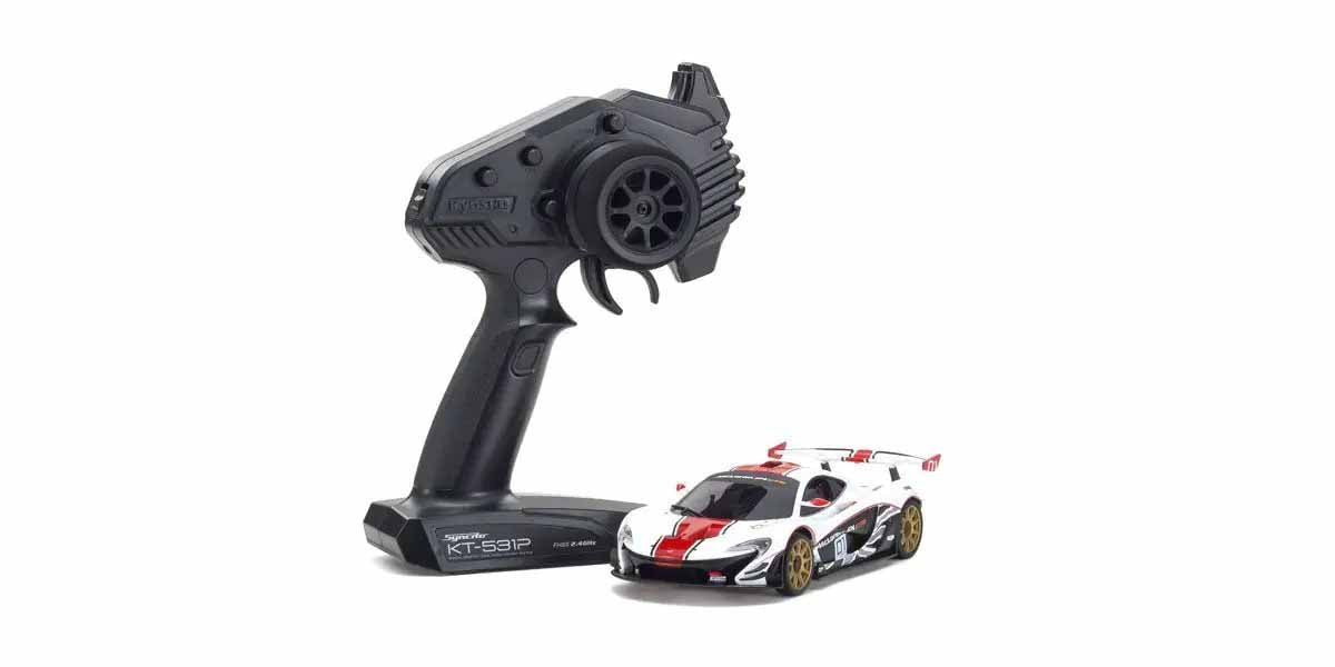 Kyosho Mini-Z MR04 RWD McLaren P1 GTR White-Red (W-MM/KT531P)