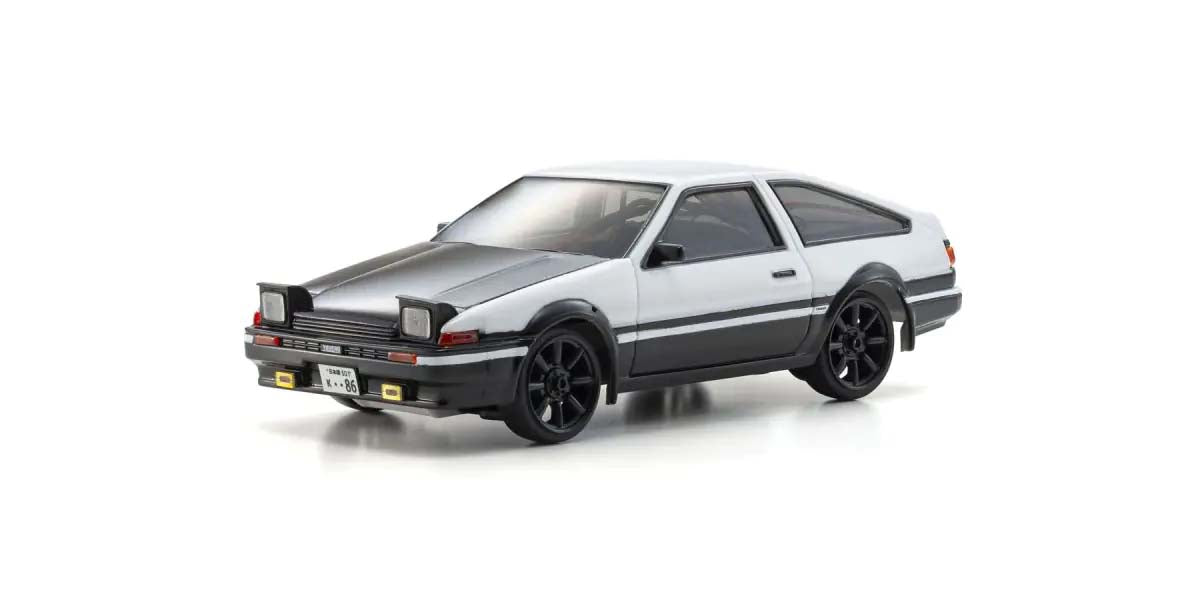 Kyosho First Mini-Z 1:28 Toyota Sprinter Trueno AE86 WH/BK