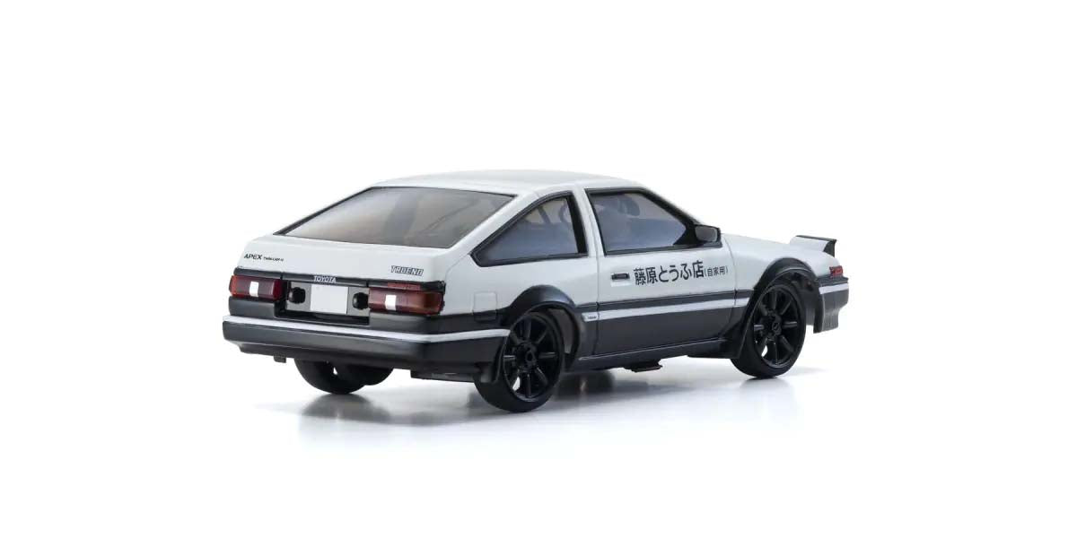 Kyosho First Mini-Z 1:28 Initial-D Sprinter Trueno AE86 WH/BK Carbon