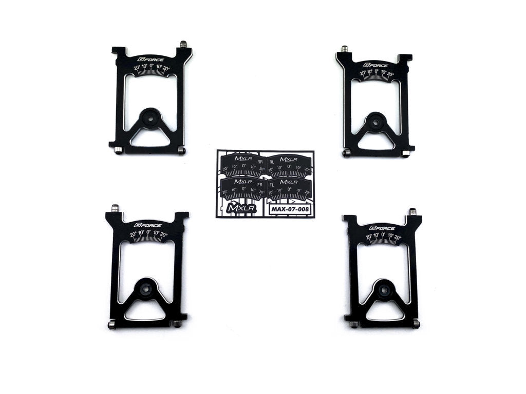 MXLR Setup System Caster correction (for HUDY 1/10 TC Alloy System) - MAX-07-007 - RCXX - rc racing for professionals
