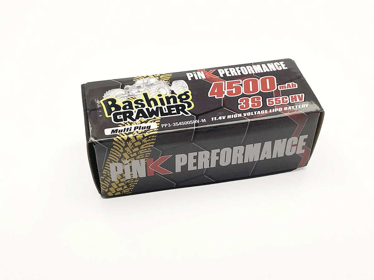 Pink Bashing Crawler LiPo 3S 11.4V-4500-55C (Multi) 96x42x34mm Shorty