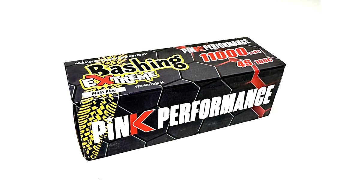 Pink Extreme Bashing LiPo 4S 14.8V-11000-100C Multi 178x52x53mm 985g