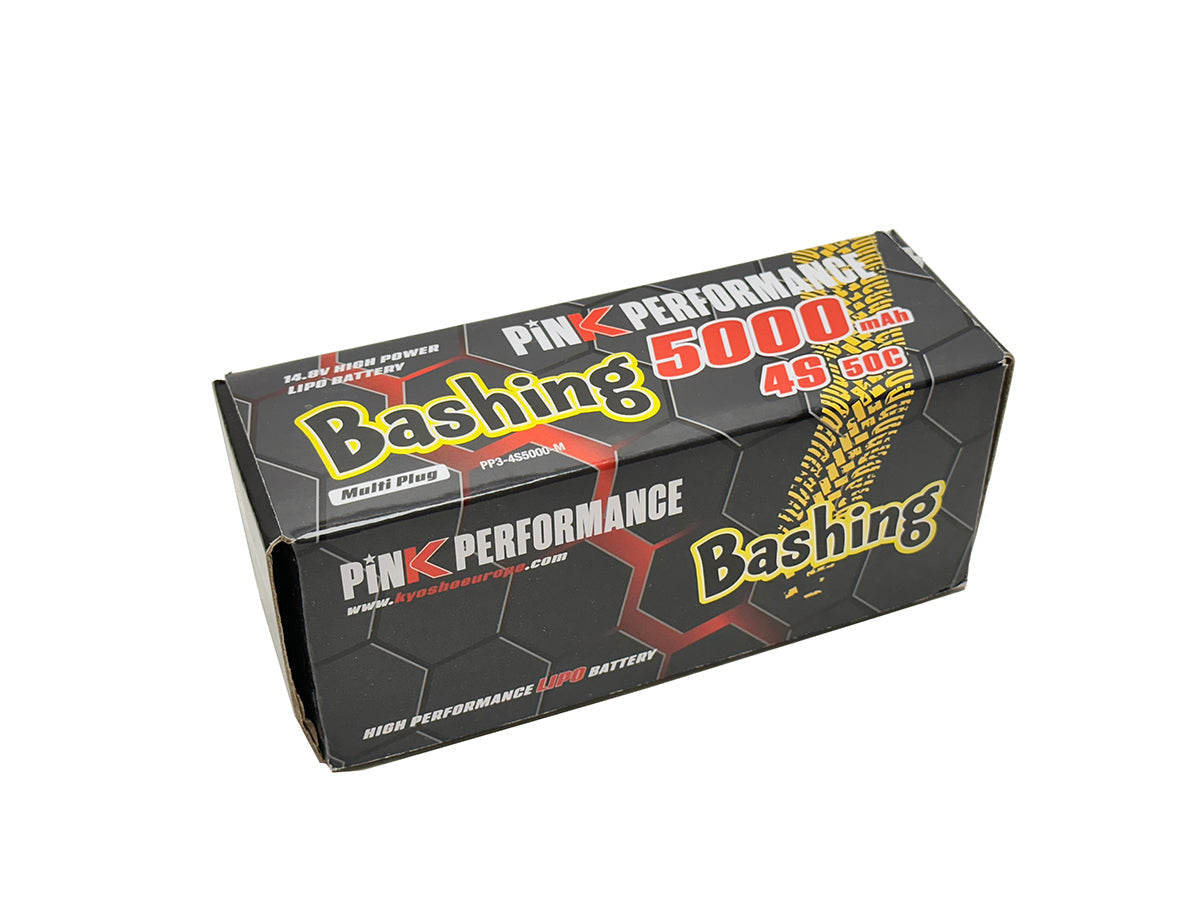 Pink Bashing LiPo 4S 14.8V-5000-50C (Multi) 139x47x49mm 590g
