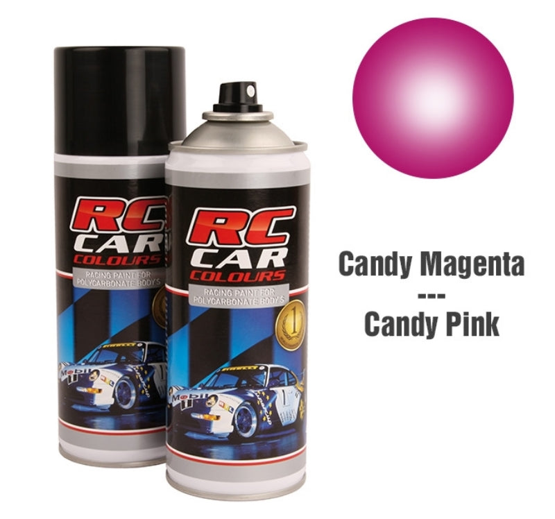RC Car Colours CANDY MAGENTA 022 Lexan Colour Spray 150ml - PRC01022 - RCXX - rc racing for professionals