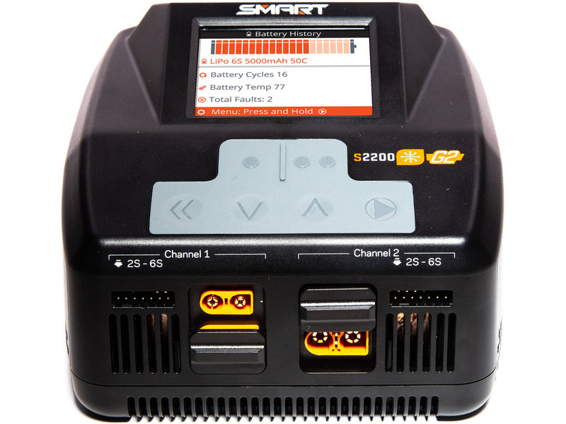 Spektrum Smart S2200 G2 AC Charger 20A 200W - SPMXC2010I - RCXX - RC Racing Shop | RC Models | Tuning & Spare Parts for Professionals