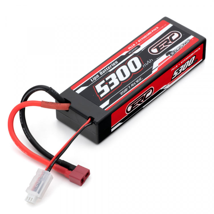 Sunpadow Li-Po Battery 2S 7,4V 5300mAh 110C Hard T-Connector - SW256400 - RCXX - RC Racing Shop | RC Models | Tuning & Spare Parts for Professionals