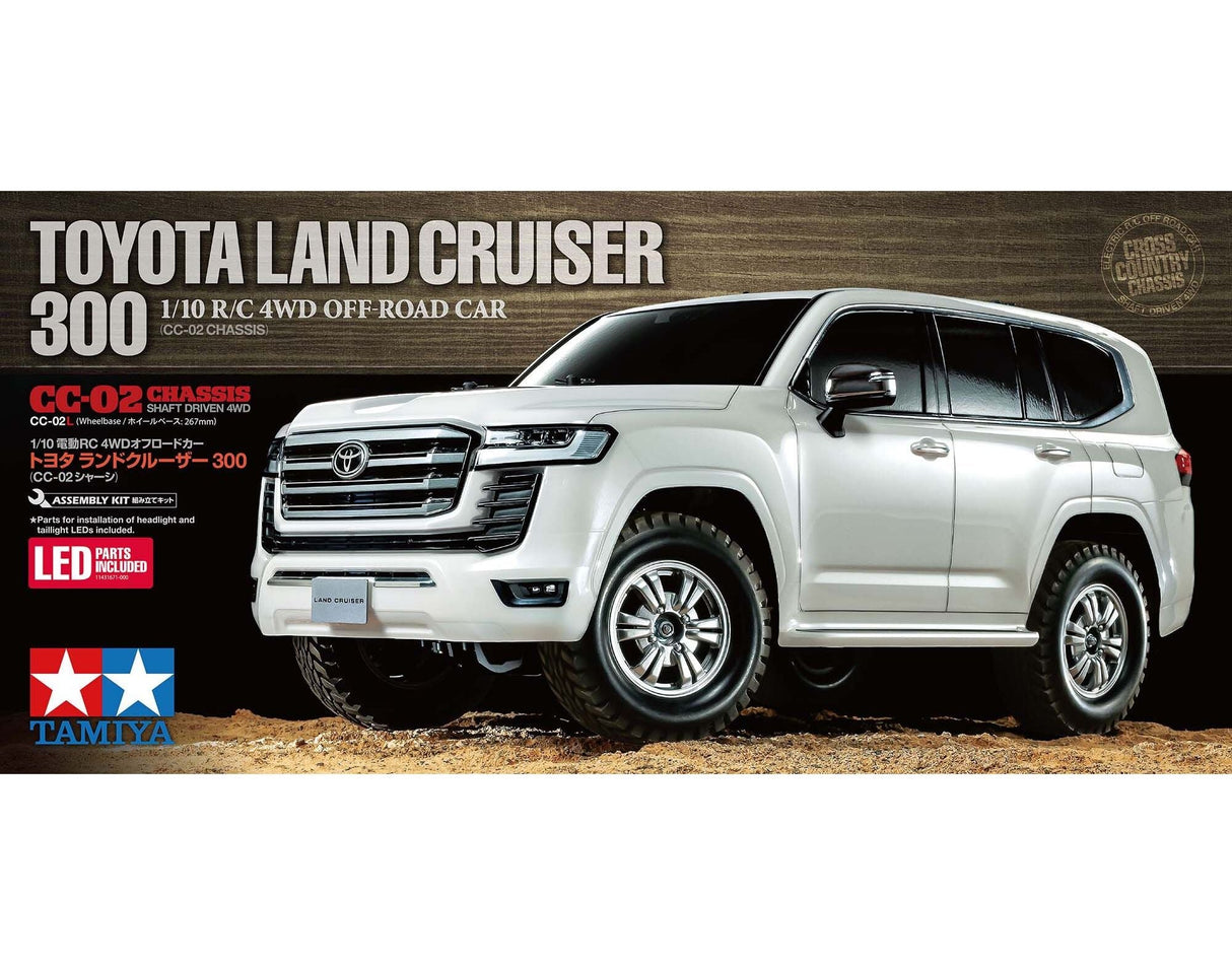 Tamiya Toyota Land Cruiser 300 (CC-02) 1/10 Scale Crawler ohne ESC - 58688A