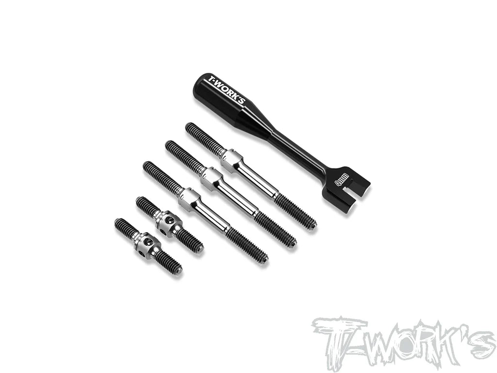 T-Works TB-295 64 Titanium Turnbuckle Set for Infinity IF15-II - RCXX - rc racing for professionals