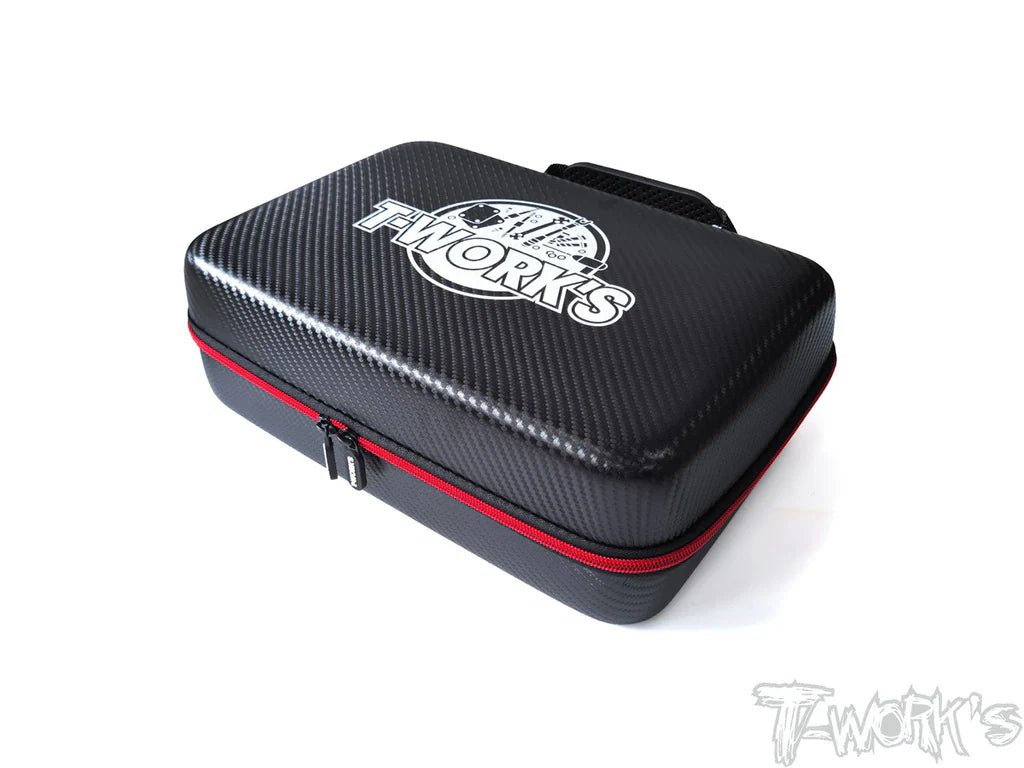 T-Works TT-075-C Compact Hard Case Parts Bag L (1) 33x23x10cm - RCXX - rc racing for professionals