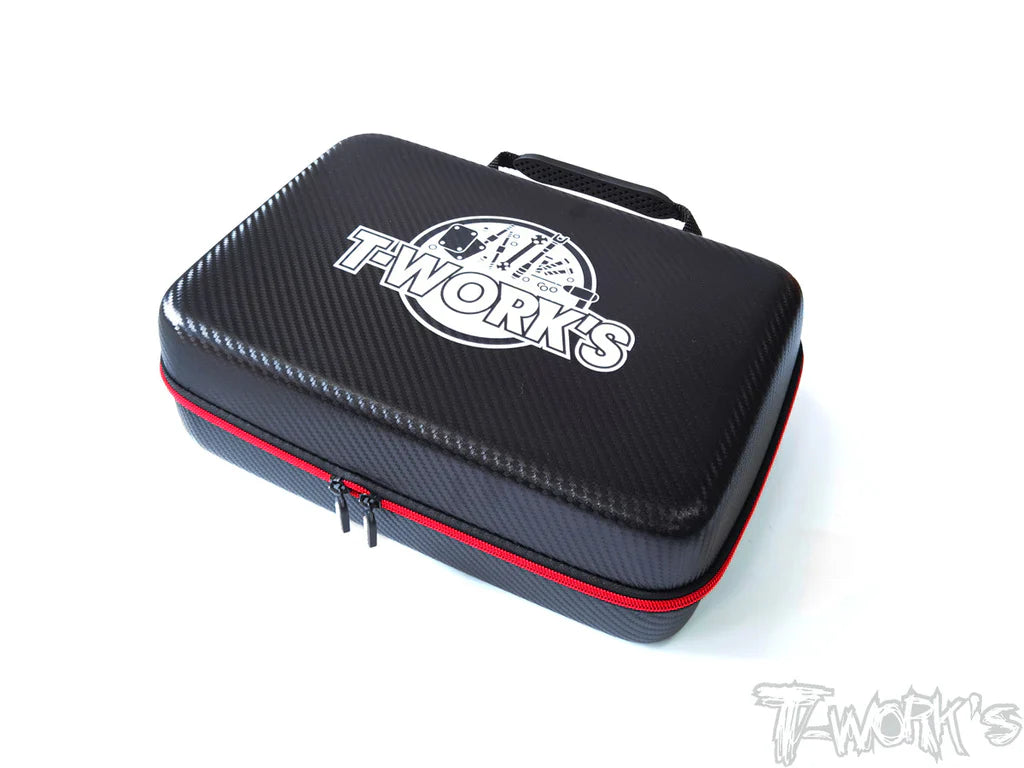 T-Works TT-075-C Compact Hard Case Parts Bag L (1) 33x23x10cm - RCXX - rc racing for professionals