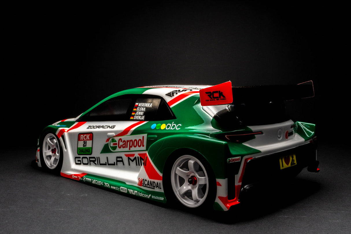 ZooRacing GORILLA MINI 1/10 M-Chassis Body | WB210 / WB225 | 0.5/0.7/1.0mm - ZR-0021