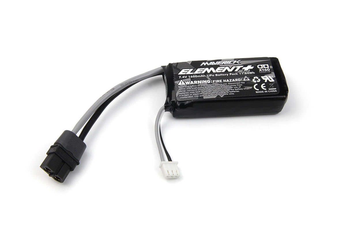 Element 7.4V 1600mAh LiPo Battery Pack (XT-60)