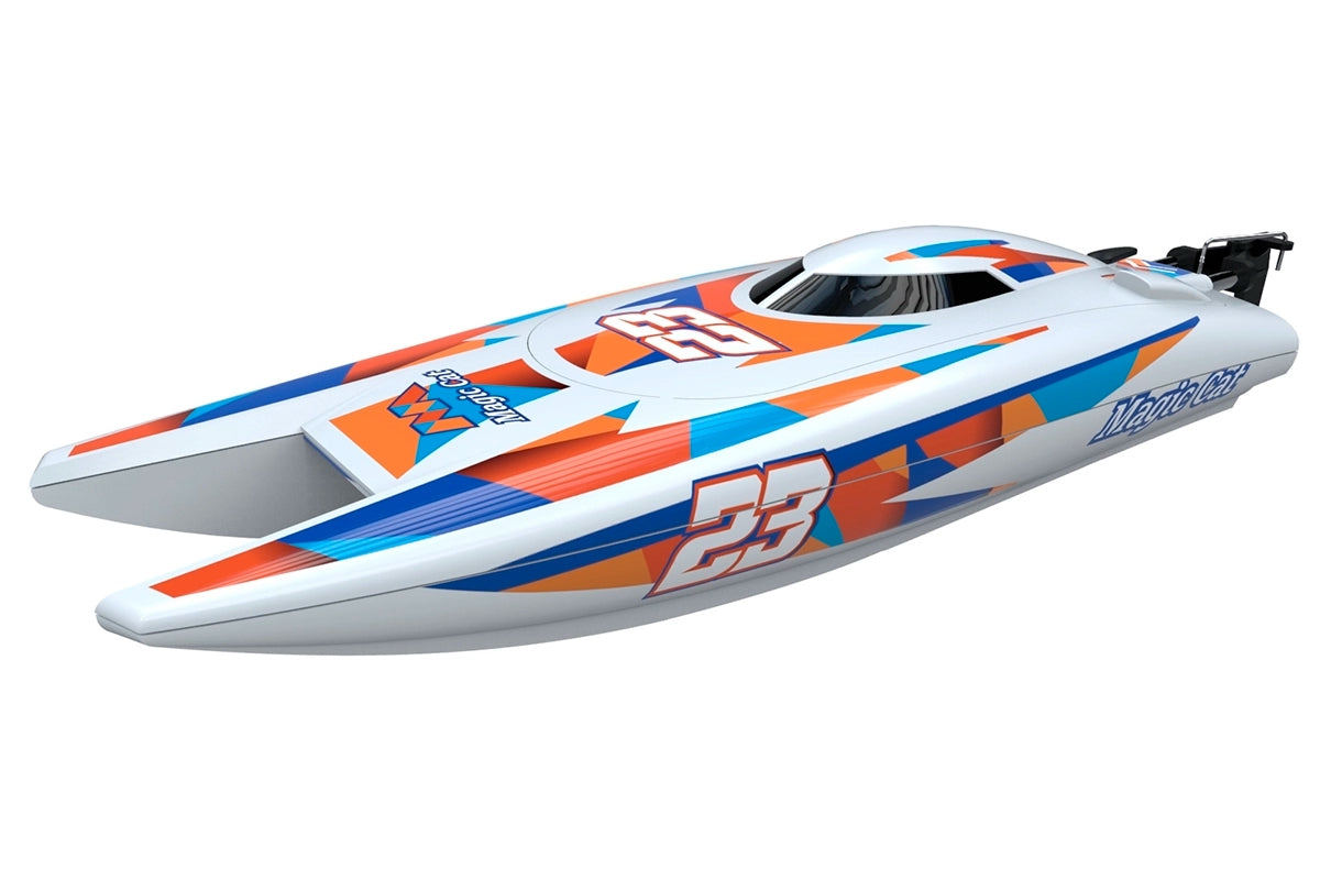 JOYSWAY Magic Cat V6 Catamaran Micro RC Speed Boat RTR – 4ST308108V6