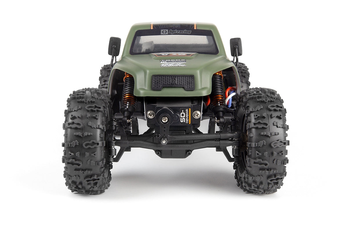 HPI Venture18 CC FLUX 1/18 Competition Scale Crawler RTR | Gunmetal / Military Green