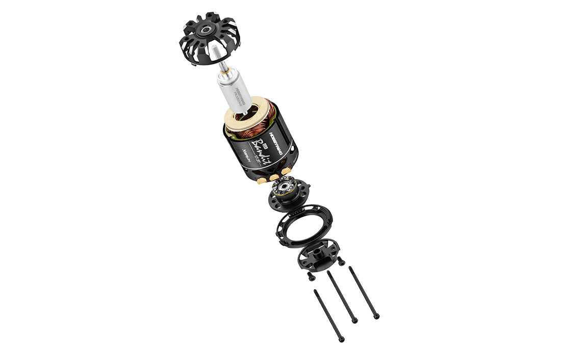 Hobbywing XeRun BANDIT G4 17.5T Motor - Black - RCXX - rc racing for professionals