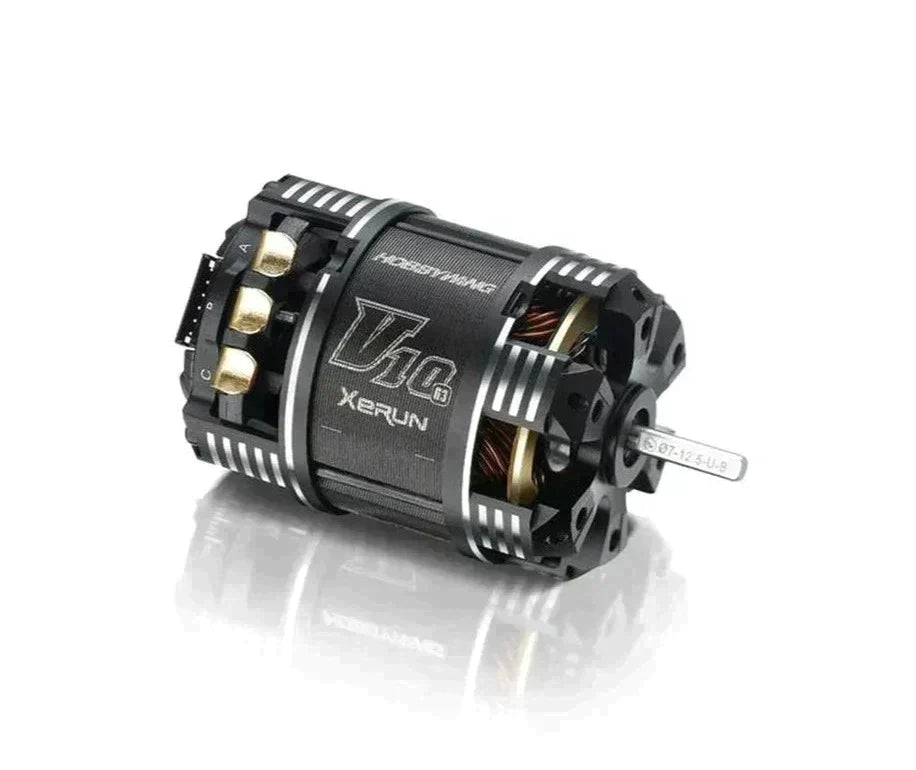 Hobbywing XeRun V10 G3 10.5T Motor - Black - RCXX - rc racing for professionals