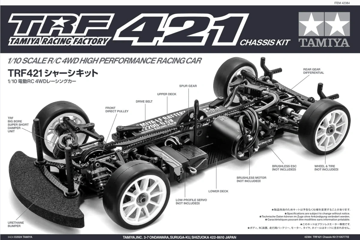 Tamiya Instructions TRF421 - 11057770 - RCXX - RC Racing Shop | RC Models | Tuning & Spare Parts for Professionals