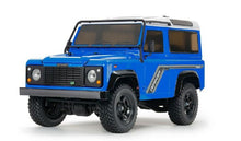 Tamiya Land Rover 90 Defender L Blue (painted) CC-02 - 47478A (ohne ESC) - RCXX - rc racing for professionals