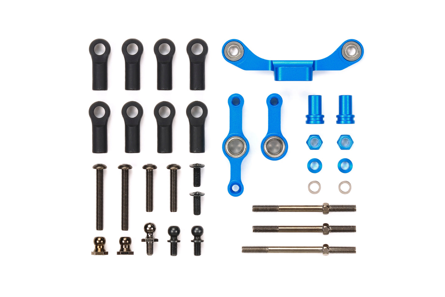 Tamiya TT-02 Type-S Alu Steering Set (Long Tie-Rod) - 54965