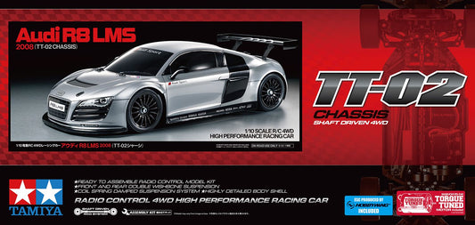 Tamiya Audi R8 LMS 2008 (TT-02) - 58749