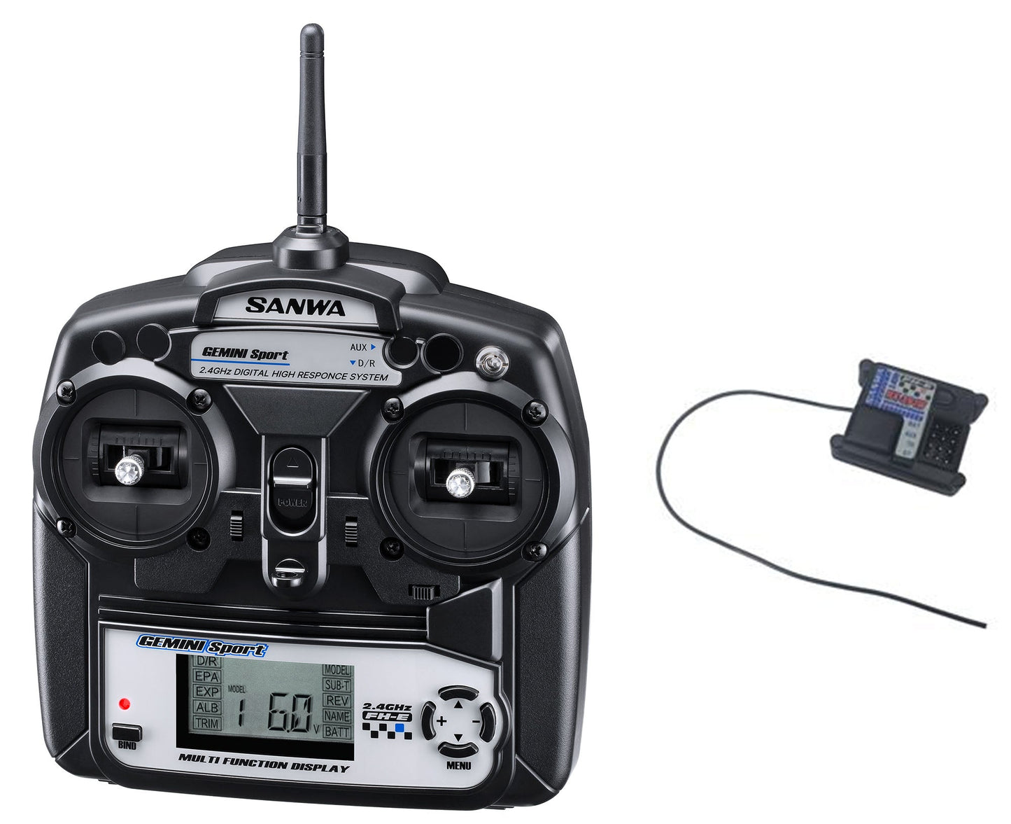 Sanwa Gemini Sports Radio + RX-391W Waterproof Receiver - 101A32871A