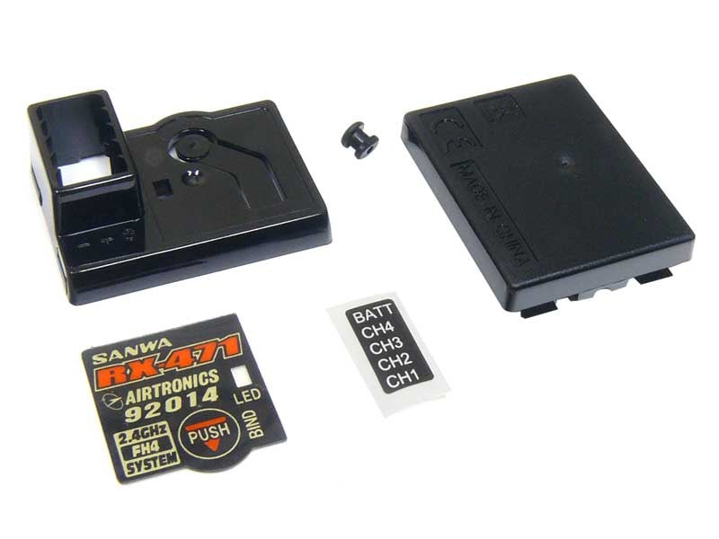 Sanwa RX-471 Receiver Case Set - 107A41191A - RCXX - rc racing for professionals