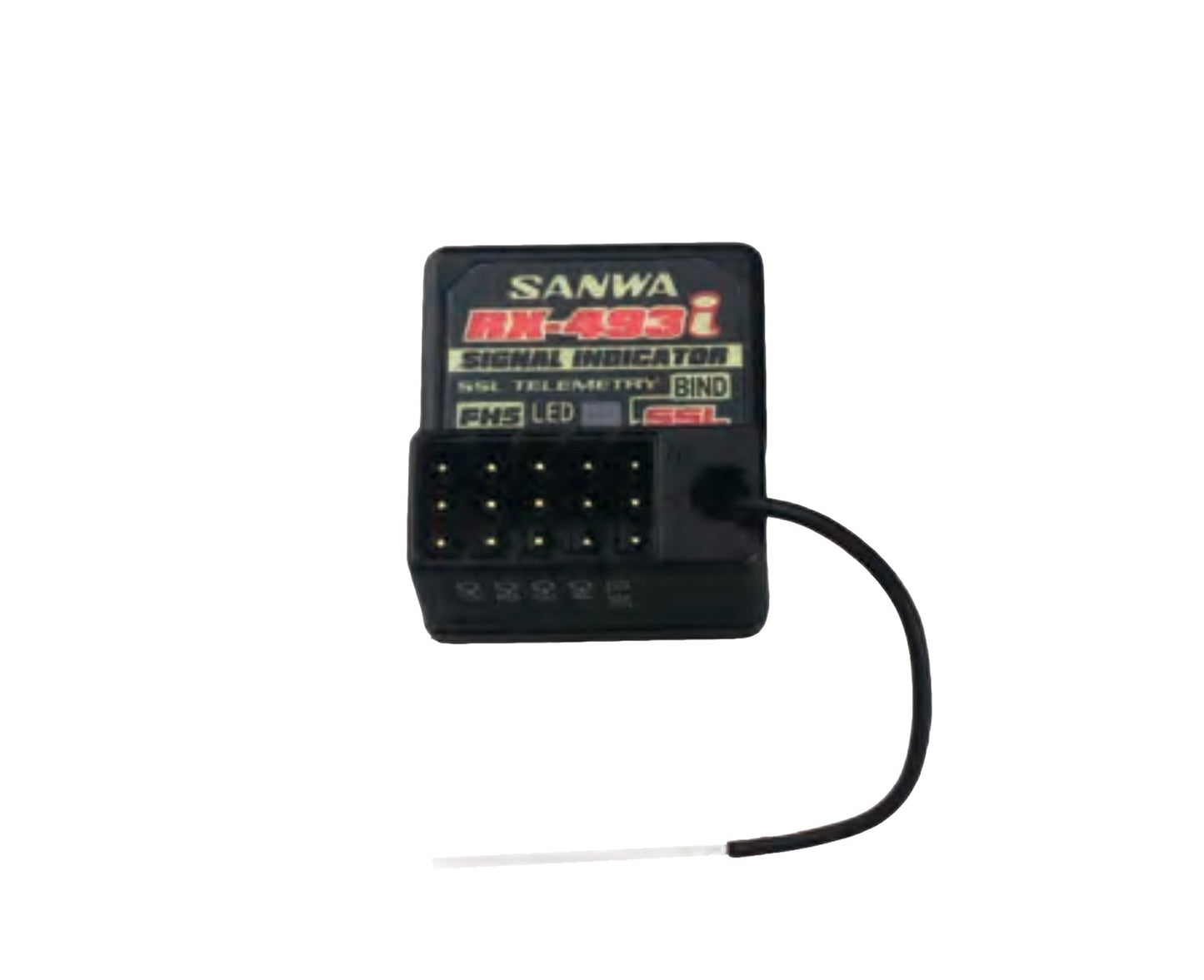 Sanwa RX493i (FH5/FH5U) Waterproof Telemetry Receiver - 107A41376A - RCXX - rc racing for professionals