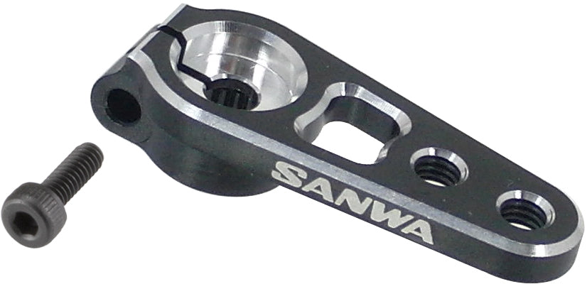 Sanwa Aluminum Servo Horn Clamp - Black 23T - 107A54261A - RCXX - rc racing for professionals