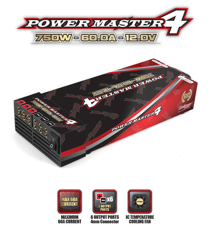 MUCHMORE CTX-P Power Master4・12.6V 60A [750W] Black (1) MM-CTXP4KE - RCXX - rc racing for professionals