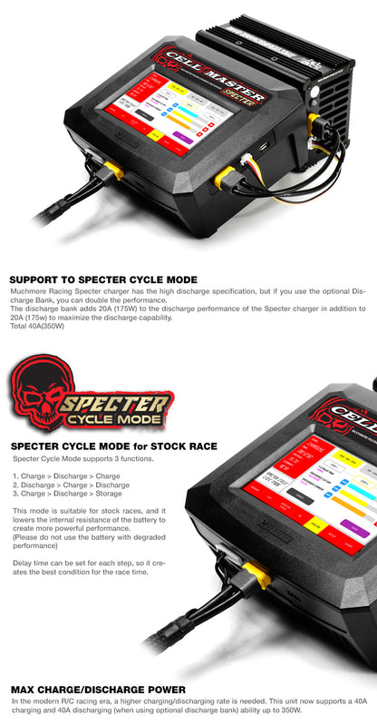 MUCHMORE Cell Master SPECTER Discharge Resist Bank (1) MM-CMSPDB - RCXX - rc racing for professionals