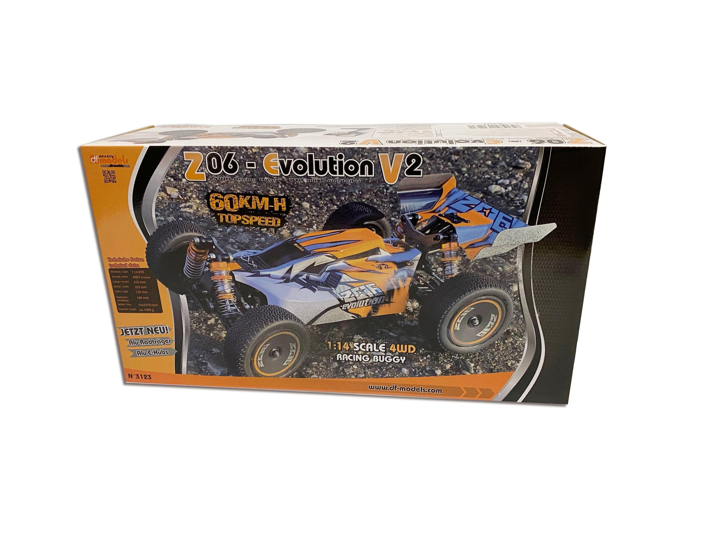 DF-Models Z06- Evolution V2 Racebuggy  RTR - 17.3123