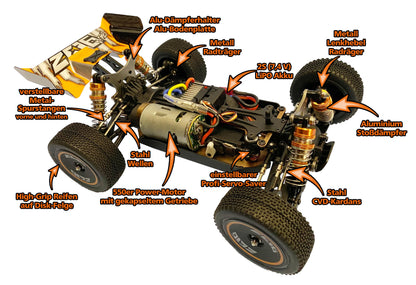 DF-Models Z06- Evolution V2 Racebuggy  RTR - 17.3123