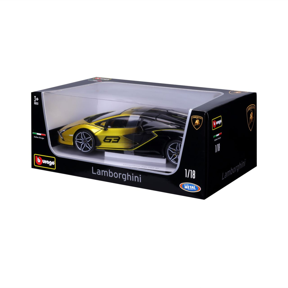 Lamborghini Sian FKP 37 1/18 gelb - RCXX - RC Racing Shop | RC Models | Tuning & Spare Parts for Professionals
