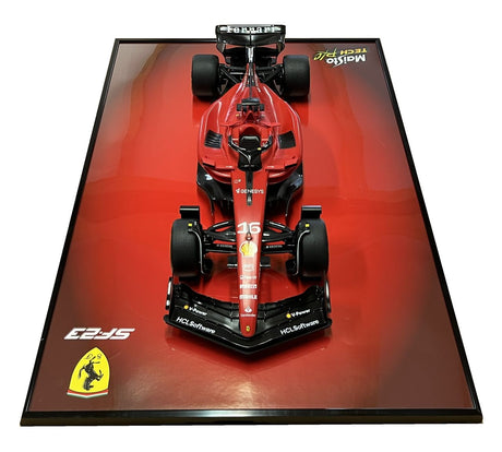 F1-Fotorahmen mit Ferrari-Modell 1/10 #16 Leclerc - RCXX - RC Racing Shop | RC Models | Tuning & Spare Parts for Professionals