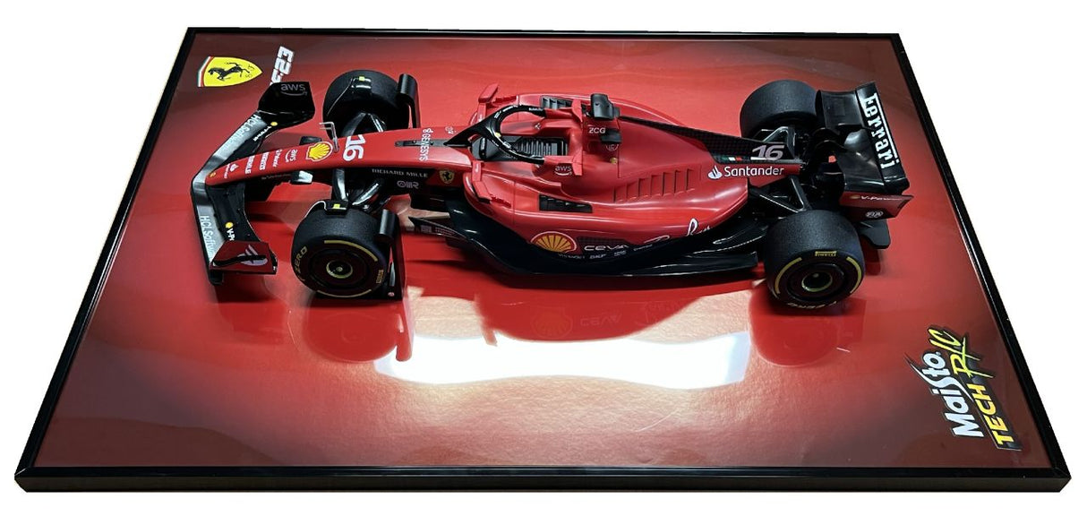 F1-Fotorahmen mit Ferrari-Modell 1/10 #16 Leclerc - RCXX - RC Racing Shop | RC Models | Tuning & Spare Parts for Professionals