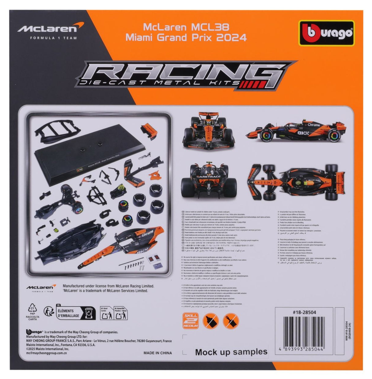 McLaren F1 MCL38 1/24 Kit Norris 2024 - RCXX - RC Racing Shop | RC Models | Tuning & Spare Parts for Professionals