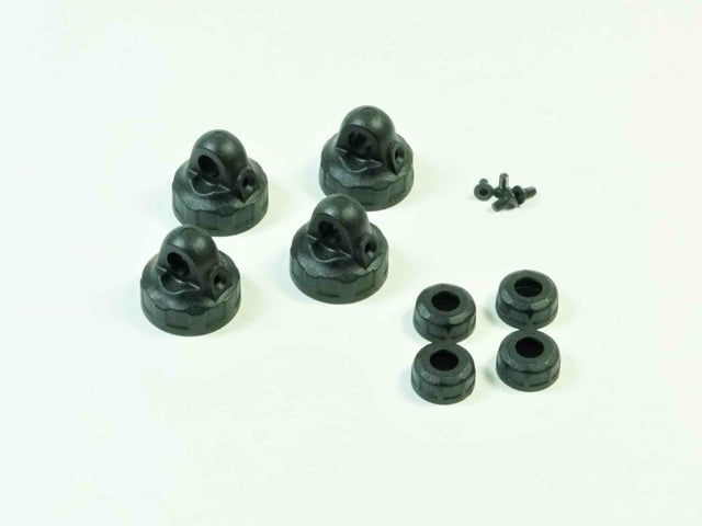 SWORKz 1/10 Precision Plastic Shock Cap (4) SW220050 - RCXX - rc racing for professionals