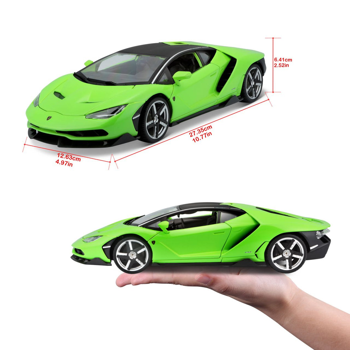 Lamborghini Centenario 1/18 grün - RCXX - RC Racing Shop | RC Models | Tuning & Spare Parts for Professionals