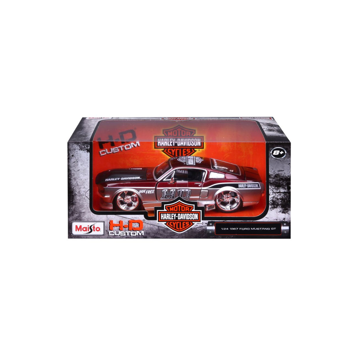 Ford Mustang GT 1967 Harley Davidson 1/24 silber - RCXX - RC Racing Shop | RC Models | Tuning & Spare Parts for Professionals