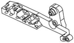 Axon TC10/3 MOTOR MOUNT (1) 3B-005-001 - RCXX - rc racing for professionals